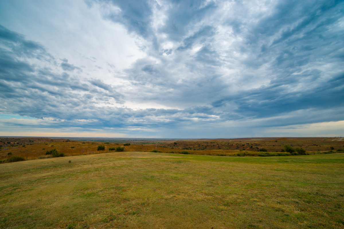 A green field in far West Texas land for sale.